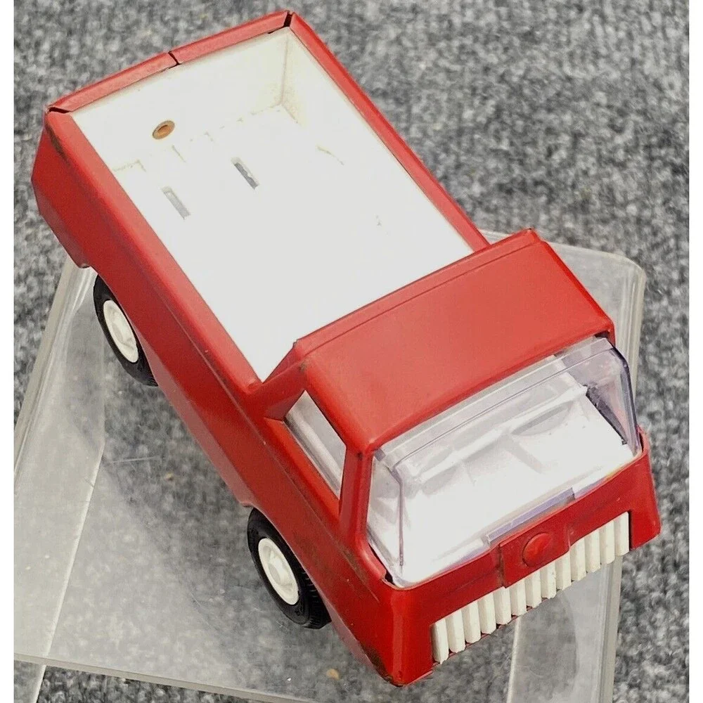 Vintage Tonka Mini Mighty Red Pressed Steel Pickup Truck Toy 55501 USA 4.25